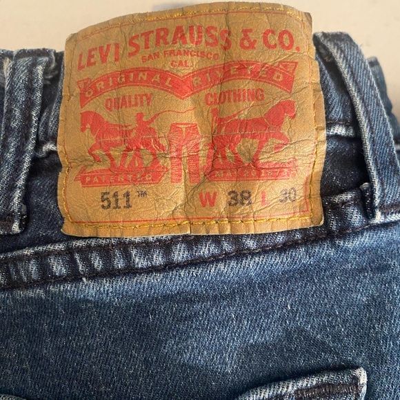 Levi’s men jeans 511 W38 L30 - Picture 2 of 4